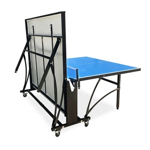 Table de ping-pong Konford de haute qualité, pliable, 6 mm ACP, avec roues mobiles de 75 mm, marque personnalisée, SMC Pingpong, tables de tennis de table OEM - Product Image 4