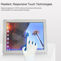 Computadora Industrial Integrada de Aleación de Aluminio Resistente, Pantalla Táctil Resistente al Agua IP67 de 15 Pulgadas