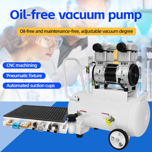 Pompe à vide sans huile 300L/min -91KPa 220V 1500W, ensemble de pompe à air industrielle, compresseur d'air avec tête de pompe et réservoir d'air de 40L - Product Image 5