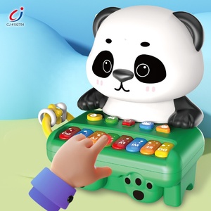 Chengji trẻ sơ sinh giáo dục nhạc cụ thoải mái chơi đặt bé phim hoạt hình gấu trúc thiết kế chìa khóa điện tử đàn <span class=keywords><strong>piano</strong></span> đồ chơi - Product Image 3