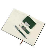 Ensemble cadeau stylo et porte-clés en papier sérigraphié personnalisé Silkway, petit format, style moderne et épuré, fabriqué en Chine, cadeau pour le personnel