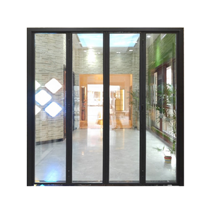Ventanas plegables sin marco de aluminio Balcón panorámico Acristalamiento como cortina de vidrio Ventana Puerta Exportación a EE. UU. - Product Image 4