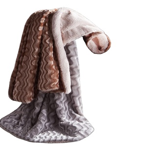 Blanc en peluche brossé double couches <span class=keywords><strong>espagnol</strong></span> faux vison <span class=keywords><strong>couverture</strong></span> pour décoratif - Product Image 2