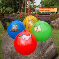 Ballon de football gonflable en PVC pour enfants, élastique et épaissi, pour l'entraînement