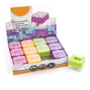 <span class=keywords><strong>Taille</strong></span>-<span class=keywords><strong>crayon</strong></span> à double trou en <span class=keywords><strong>acier</strong></span> avec bac à déchets - Product Image 1