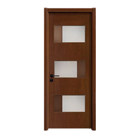 Portes d'entrée et d'intérieur en plastique imperméable, bois massif, MDF, HDF, WPC composite avec serrure intelligente – Vente en gros