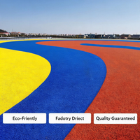 Granulés de caoutchouc EPDM de haute qualité personnalisés, absorption des chocs pour terrains de sport EPDM, antidérapants, terrain de jeux universitaire, certifiés IAAF