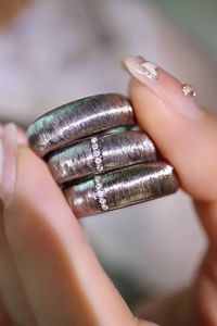 Bagues en or véritable 18 carats avec diamants naturels Xinfly, bijoux Au750 pour femmes - Product Image 4