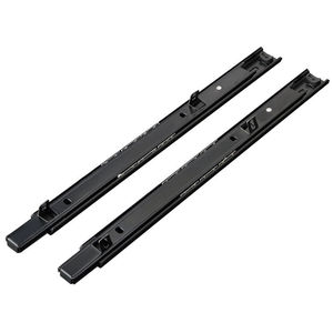 Two-section Track Ears 12inch 14inch Guide Rail Computer <b>Desk</b> Accessories Keyboard Tray Sliding Rail Ears Bottom Guide Model C02 - Product Image 4