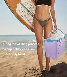 Cup Holder Compatible with X Large Bogg Bags EVA <b>Tray</b> Accessory with Cup Holder <b>Sand</b> Waterproof Organizer for Stanley 40oz - Product Image 3