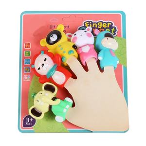 ของเล่นเพื่อการศึกษาของเด็กทารก,ของเล่นแบบมินิการ์ตูนหุ่นนิ้วสัตว์ของเล่นที่มีปฏิสัมพันธ์ผ่อนคลายตุ๊กตาปลายนิ้วซิลิโคนของเล่นตุ๊กตาขนาดเล็ก - Product Image 6