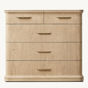 Meuble de chambre à coucher de <span class=keywords><strong>style</strong></span> nouveau et luxueux, en bois massif de chêne, <span class=keywords><strong>commode</strong></span> à 5 tiroirs - Product Image 3