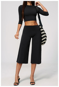 Completo Sportivo da Donna in Due Pezzi, Abbigliamento Casual per Yoga, Palestra e <span class=keywords><strong>Fitness</strong></span>, Set da Allenamento - Product Image 4