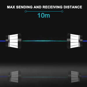 โฟโตเซลล์ไฟฟ้าเซ็นเซอร์ลำแสงความปลอดภัยแบบเดี่ยวป้องกันการหยิกอินฟราเรดสวิตช์ป้องกันการหยิกสำหรับผู้ควบคุมประตูอัตโนมัติ - Product Image 4