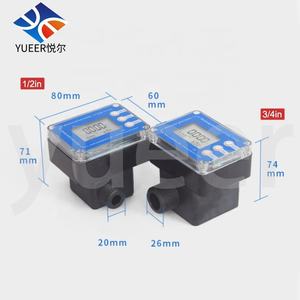 Plastic SS304 Gear Digitale Flowmeter Water <span class=keywords><strong>Gas</strong></span> Olie Vloeibare <span class=keywords><strong>Flow</strong></span> <span class=keywords><strong>Meter</strong></span> - Product Image 3