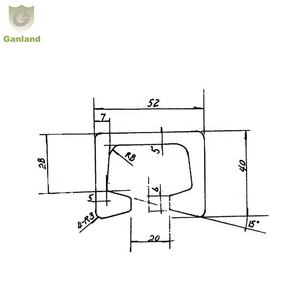 GL-18313 Aluminum Guide Hanging Channel <strong>Rail</strong> for Refrigerated Fittings <strong>Meat</strong> <strong>Hooks</strong> - Product Image 3