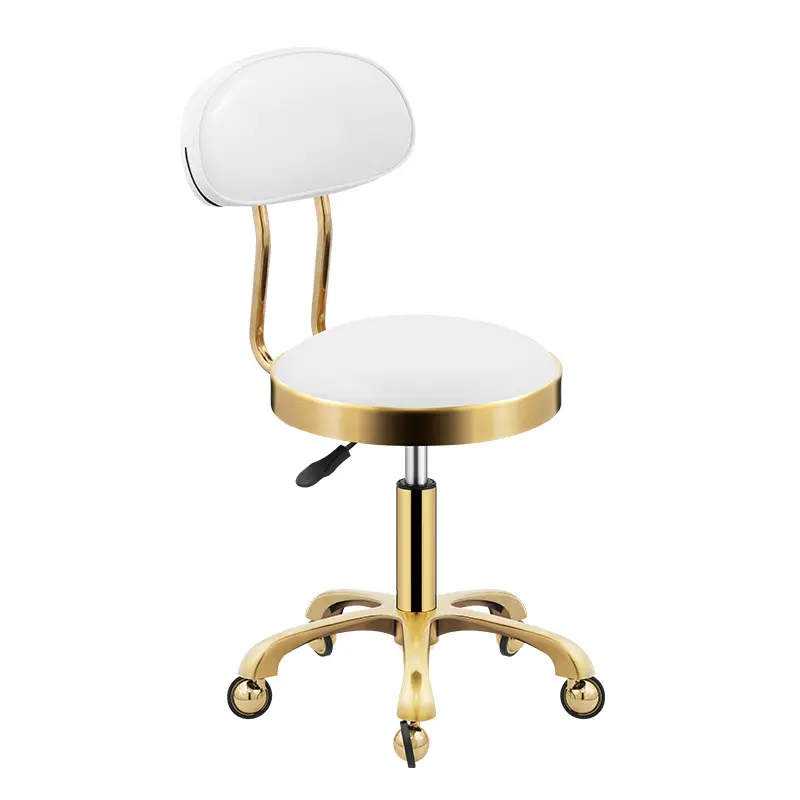 Hot sale beauty barber shop special large work chair rotating lift round stool pulley stool