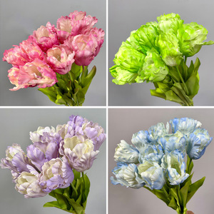 Artificial <strong>Tulip</strong> Flowers Wedding Decoration Supplies Latest Designs Wall Decorations for Home Luxury - Product Image 5