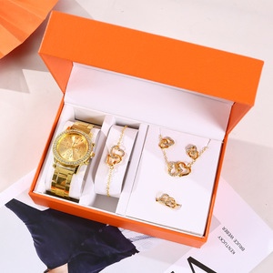 Regali di San Valentino: Orologio, Collana, Orecchini, Anello, Bracciale, Set <span class=keywords><strong>Regalo</strong></span> in Scatola, <span class=keywords><strong>Regalo</strong></span> per la <span class=keywords><strong>Mamma</strong></span>, Compleanno, Fidanzata - Product Image 4
