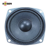 Speaker Bluethood 3-Inci Mini Kotak Besi Magnet Eksternal 4 Ohm 10W Speaker Fullrange Multimedia Loudspeaker Driver