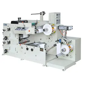 HJRY-520 Two Color Plastic Film Paper Bag Flexo Printer Press adhesive labels Foil Flexo Printing Machine