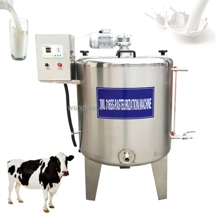 100L 150L 300L 500L 304 음식 급료 스테인리스 주스 우유 저온 살균법 기계