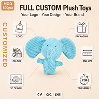 Jouet en peluche pour animaux de compagnie, design veau et renard, pour divertissement, entraînement interactif et dentition, avec couineur, direct usine