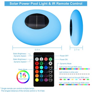RC LED Solar IP68 Outdoor RGB Colorful Underwater Floating Fish Projection <strong>Light</strong> <strong>for</strong> <strong>Bathtub</strong> Pool Fountain Swimming Aquarium Spa - Product Image 3