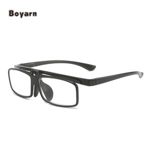Boyarn, venta al por mayor, la mejor calidad, abatible hacia arriba, <span class=keywords><strong>presbicia</strong></span>, <span class=keywords><strong>gafas</strong></span> de lectura con luz azul para mujeres y hombres - Product Image 4