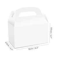 Boîtes cadeaux en papier durables et portables pour enfants, fêtes, Noël, anniversaires, Nouvel An chinois, mariages, 5-7 ans, intérieur/extérieur