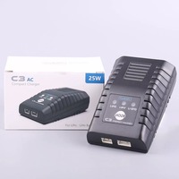 Chargeur d'équilibrage ToolkitRC AC C3 25W 2.2A Mini Chargeur de batterie intelligent de poche pour modèles de drones RC FPV 2S 3S LiPo LiHV