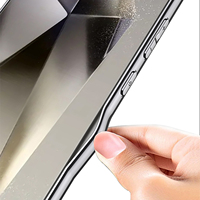 2024 pour Galaxy S23 S24 Ultra Case S25 Protection ultra originale PC Cover PU Leather Hypersonic Design Storage S25 ultra case