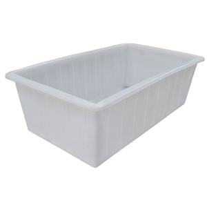 Polyethyleen grote open bovenkant levende vis transporttank rechthoekige waterbak - Product Image 4