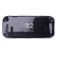 Coque de protection transparente en TPU avec grip pour accessoires Nintendo Switch 2 avec communication filaire