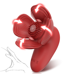 Vibrateur en forme de pétale ALWUP, stimule la poitrine pour masser les <span class=keywords><strong>seins</strong></span>, jouets sexuels vibrants pour femmes, vente en gros - Product Image 1