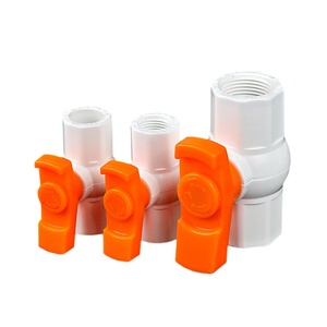 Chất lượng cao PVC bát giác bóng hệ thống van cho nông nghiệp và nước uống thủy lợi 1/2 \ "-4 \" ren bóng van - Product Image 2