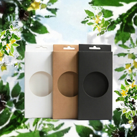 Étui de téléphone portable écologique, durable et réutilisable avec laminage mat et gaufrage, et dossiers en carton pour l'électronique grand public