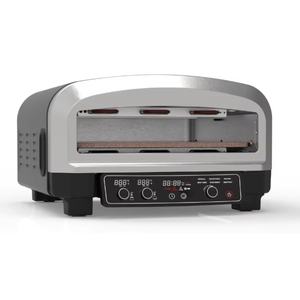 Personalizado 14 polegadas elétrica pizza forno bancada 800 ° <span class=keywords><strong>F</strong></span> com 6 programas predefinidos para cozinha comercial restaurante - Product Image 3