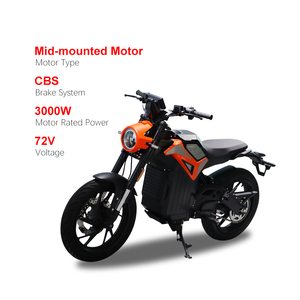 Powerful Racing Motorcycle 3000W Double Lithium <b>Battery</b> 80km/h Speed 20. Climb Gradient Dirtbike - Product Image 1