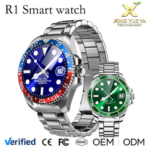 R1 Smart Watch Men 1.43 inch AMOLED Display IP68 Waterproof Stainless Steel Strap Wireless Charging NFC Reloj Inteligente 2026 - Product Image 1
