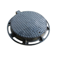 Couvercle de regard en fonte ductile D400 EN124 verrouillable pour fonderie