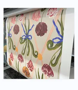 2022 nouveau Design PVC papier peint Texture unie pour la décoration intérieure