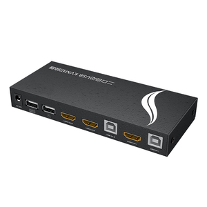 MT-VIKI 4K 60Hz <span class=keywords><strong>HDMI</strong></span> <span class=keywords><strong>KVM</strong></span> chuyển đổi <span class=keywords><strong>2</strong></span> cổng, hỗ trợ phím nóng. Vỏ kim loại - Product Image 1