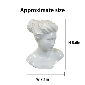 custom <strong>ceramic</strong> bust statue porcelain <strong>lady</strong> bust <strong>figurine</strong> - Product Image 6