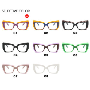 Occhiali da Donna Retrò Trendy a <span class=keywords><strong>Occhio</strong></span> di <span class=keywords><strong>Gatto</strong></span> Poligonali con Montatura Piatta Anti-Luce Blu Personalizzata Stile <span class=keywords><strong>Occhio</strong></span> di <span class=keywords><strong>Gatto</strong></span> - Product Image 4