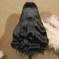 Perruque U-Part sans colle, qualité 12A, cheveux humains vierges brésiliens, ondulés, double épaisseur, 13*4