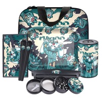 Kits d'accessoires pour fumeurs personnalisés avec logo de marque, plateau à rouler en métal et kit de broyeur à tabac – Vente en gros