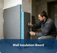 Panneau de support de carrelage XPS pour l'isolation thermique/decoration des murs extérieurs du bâtiment