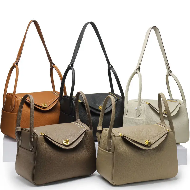 UAE High Quality 100% Genuine Leather Handbag Fashion Classic Crossbody Bag Shoulder Hobo Tote Bag For Women