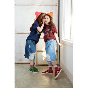 เสื้อยืดแขนสั้นผ้าฝ้ายเนื้อนุ่มบางเบาสำหรับฤดูร้อน ยี่ห้อ Girl's Own จากเว็บไซต์ขายของออนไลน์ - Product Image 4